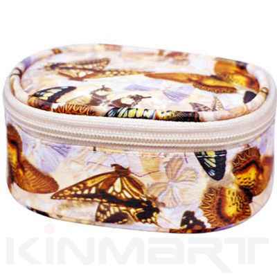 Butterfly Monogrammed Cosmetic Vanity Bag